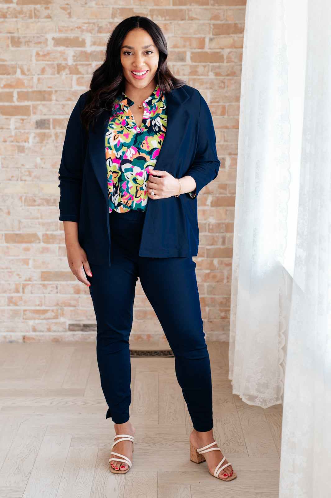 Little Lovely Blouse in Neon Floral