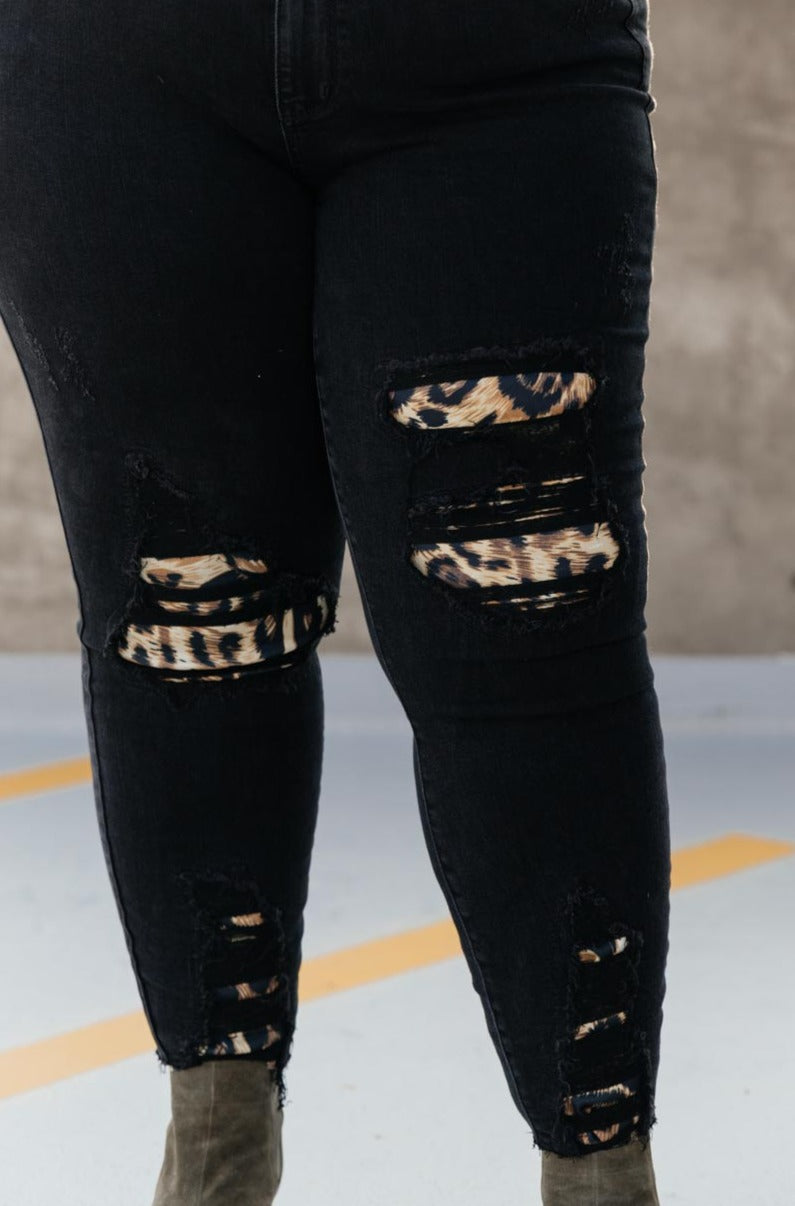 Into The Wild Distressed Skinny Jeans