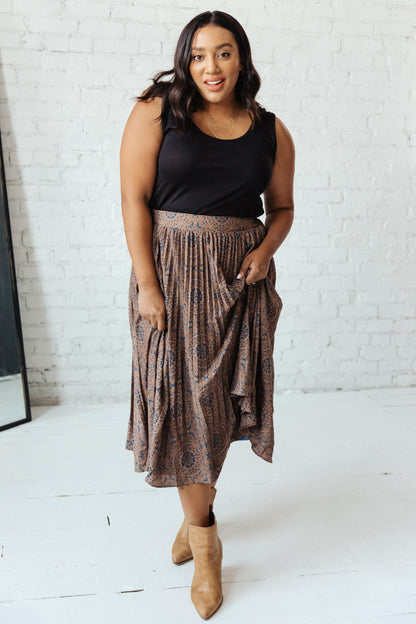 Cathedral Pleated Skirt