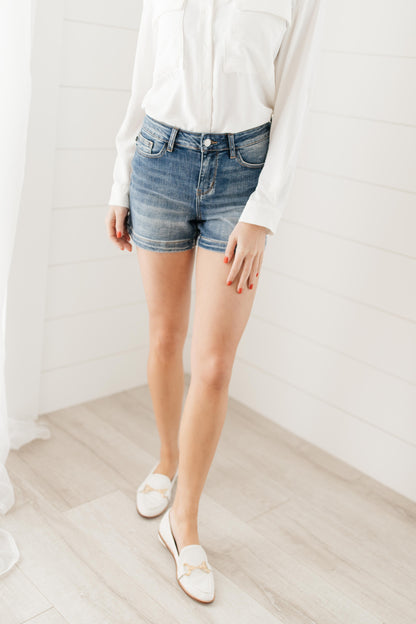 Bring On Spring Denim Shorts