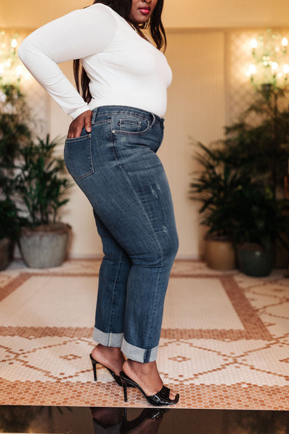 Double Trouble Midrise Boyfriend Jeans