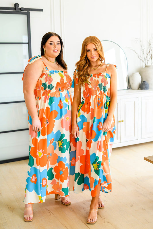 Forget Me Not Floral Maxi Dress