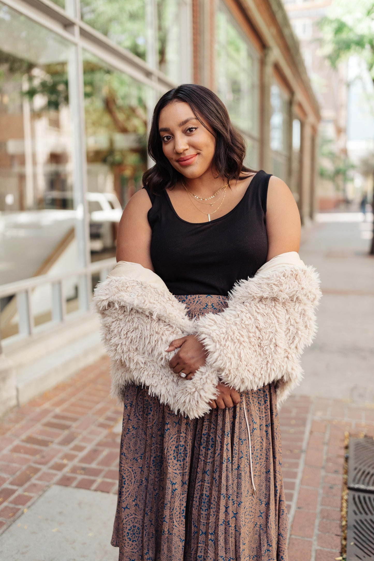 Cathedral Pleated Skirt