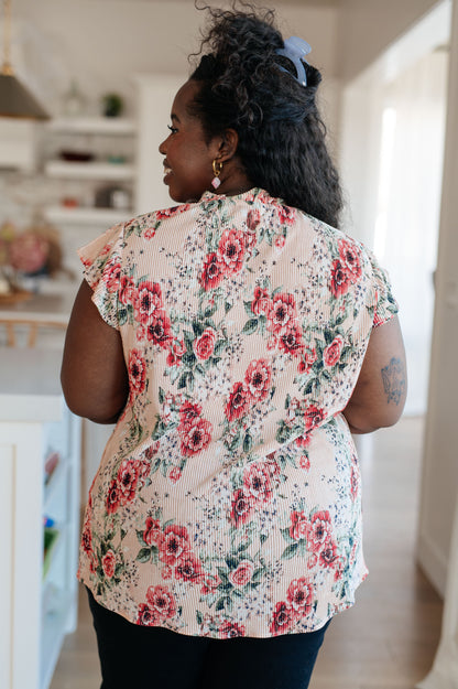 Making Me Blush Floral Top