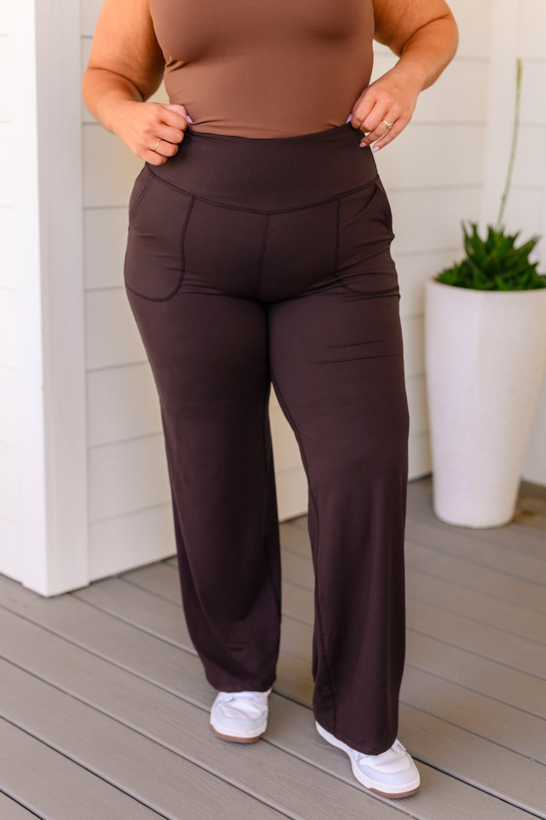 Moving and Grooving Wide Leg Leggings