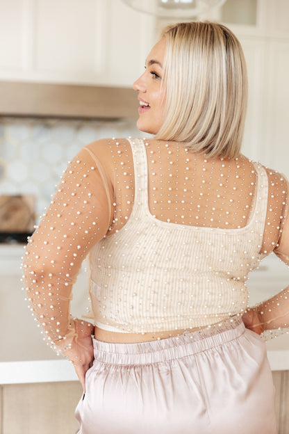 Effortless Reversible Mineral Wash Ribbed Tank in Sand Beige